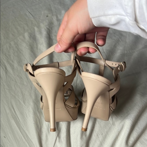Authentic YSL Tribute Platform Sandals Heels 75mm - leather - Picture 7 of 12